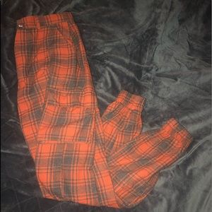 Plaid Cargo Pants